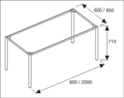 Tischgestell M-FTM – Bild 3